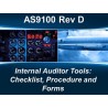 AS9100D Internal Auditor Tools: Checklist, Procedure and Forms
